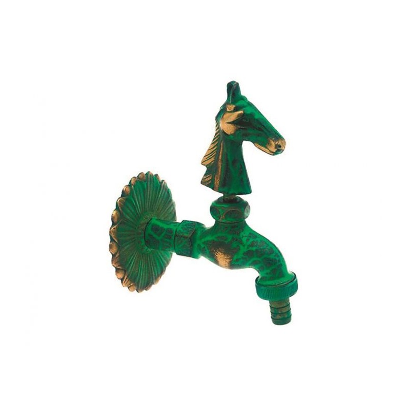 BONFIX Tapkraan gepatineerd paard 1/2"