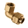 BONFIX Soldeer messing 3-delige kniekoppeling 3/4" bi. x kop. 22 mm
