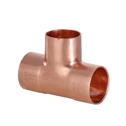 roodkoperen soldeer T-stuk 14 mm