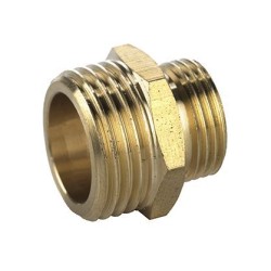 BPE messing verloop nippel 3/8" x 1/8"
