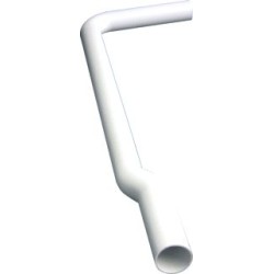 Wisa valpijp t.b.v. 790 halfhoog 770 x 220 mm wit