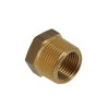 BONFIX Draad messing verloopring 1/2" bu. x 3/8" bi. conisch