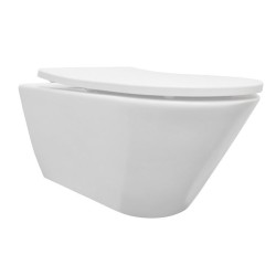 Stereo wandcloset rimless Shade slim toiletzitting softclose mat wit
