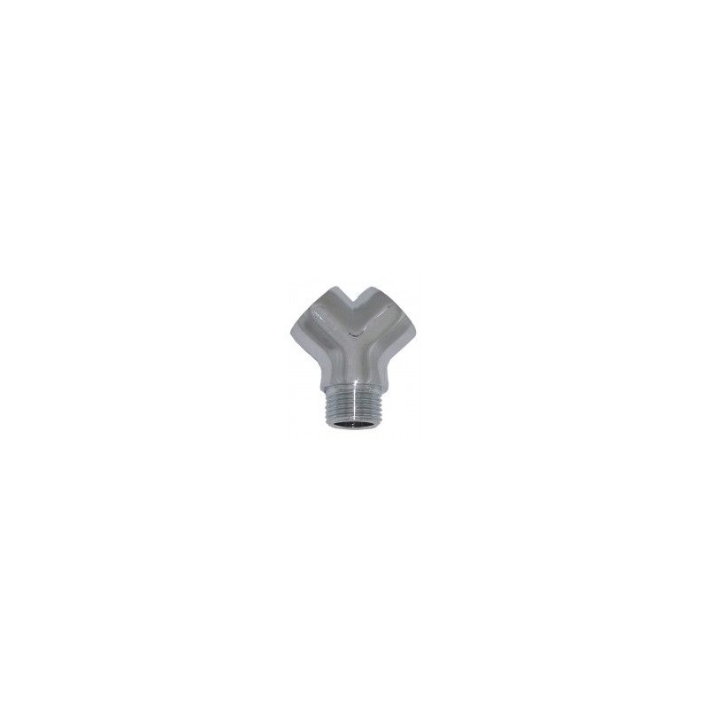 Y-stuk 1/2" bi x 1/2" bt x 1/2"bi chroom