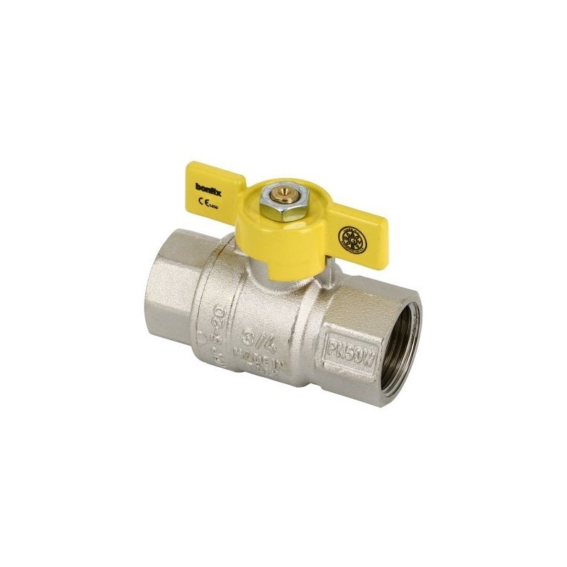 BONFIX Gaskraan draad verchroomd RP 1" bi. x RP 1" bi.
