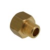 BONFIX Draad messing neusstuk 1/2" bi. x 3/8" bu. conisch