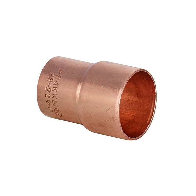 roodkoperen soldeer inschuifverloopsok 12 x 6 mm