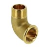 BONFIX Draad messing knie 1/2" bi.dr. x 1/2" bu.dr. conisch