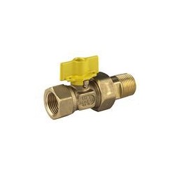 BPE gaskogelkraan 1/2" bi. x koppeling 1/2" bt.