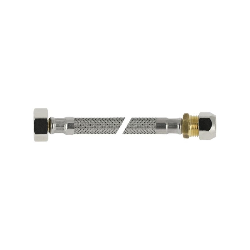 BONFIX RVS flexibele aansluitleiding 35cm 3/8" bi.x 15 mm knel