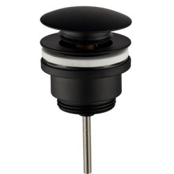 UniMatch clickwaste afvoerplug 5/4" mat zwart