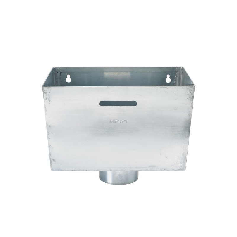RHEINZINK Vergaarbak Trapezium 80mm walsblank