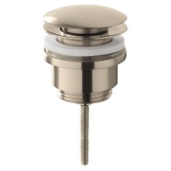 UniMatch clickwaste afvoerplug 5/4" geborsteld staal