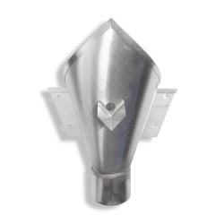 RHEINZINK Vergaarbak Trechter 100mm XL - walsblank