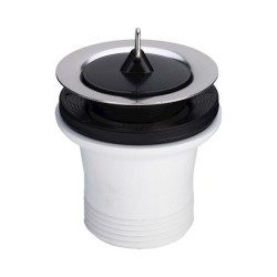 Viega Simplex afvoerplug 6/4" x 70mm rvs met stop