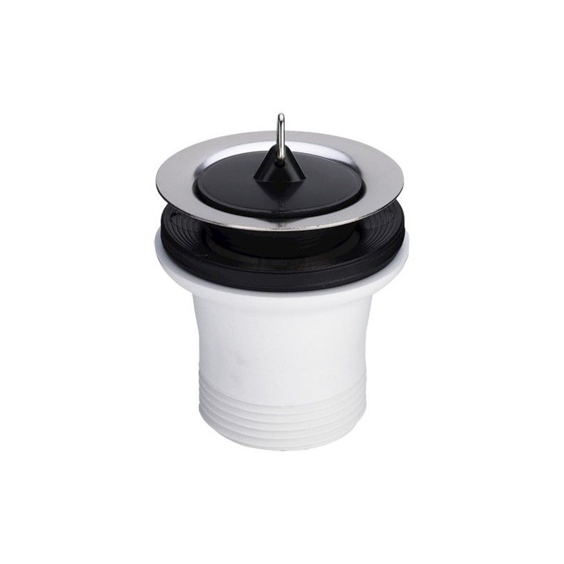Viega Simplex afvoerplug 6/4" x 70mm rvs met stop