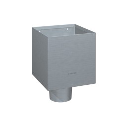 RHEINZINK Vergaarbak Kubus 200 prePatina blue-grey 100mm