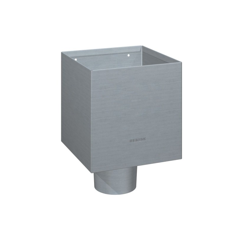 RHEINZINK Vergaarbak Kubus 200 prePatina blue-grey 100mm
