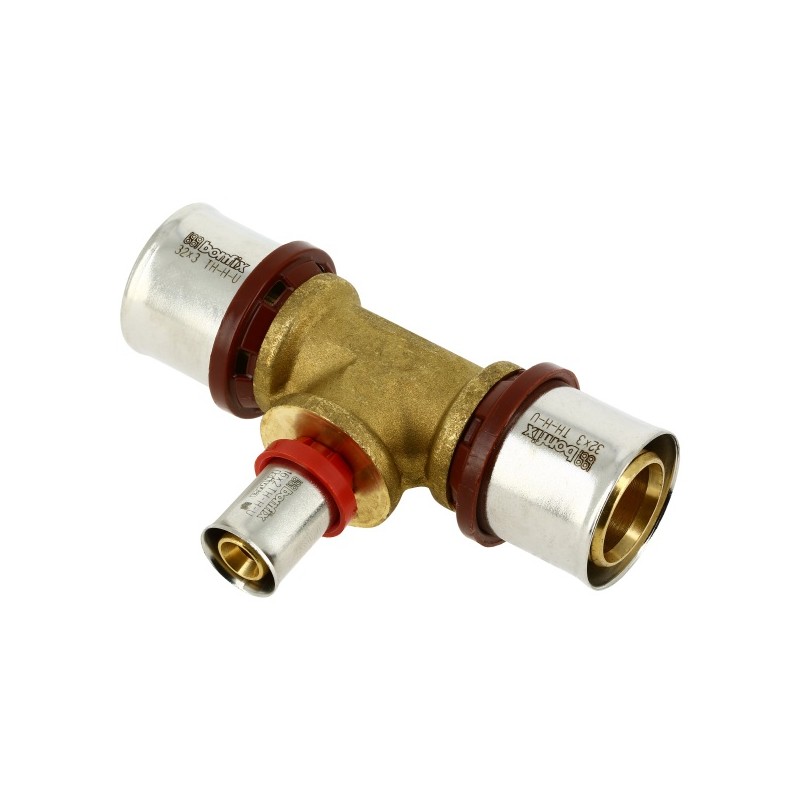BONFIX Alu-pers verloop T-stuk 32 x 16 x 32 mm