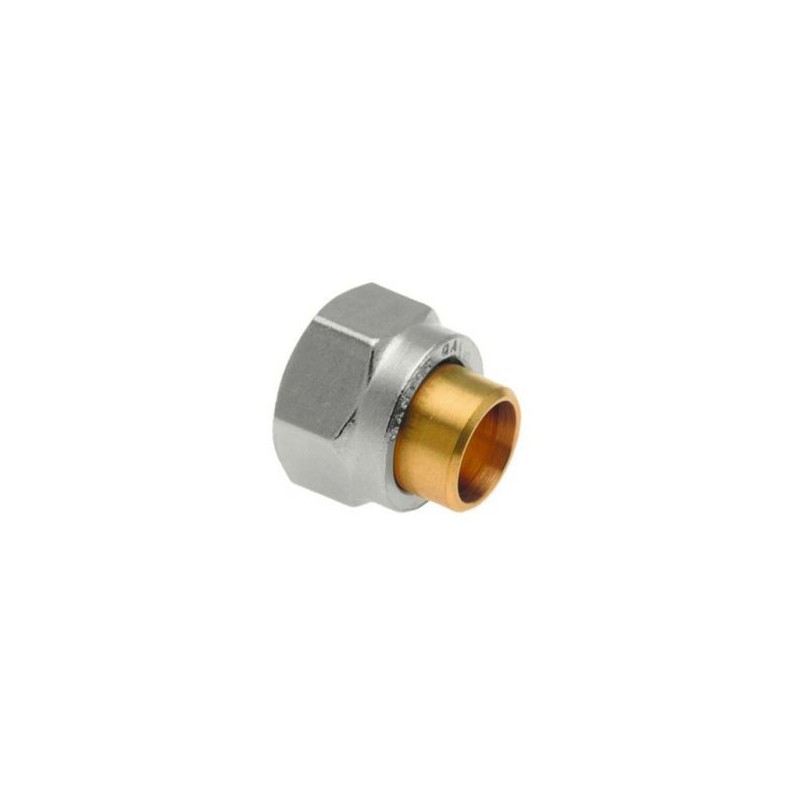BONFIX 2-delige koppeling chroom M24 x 15 mm soldeer
