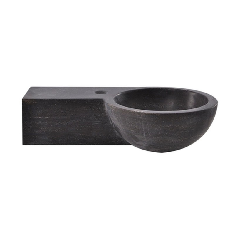 Raw fontein links rond 40x23x10 cm hardsteen gezoet