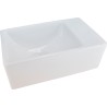 Rhea XXS fontein zonder kraangat 30,5 x 18 x 11 cm keramiek glans wit