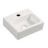 Leto mini fontein 28 x 24, 5 x 9 cm keramiek glans wit