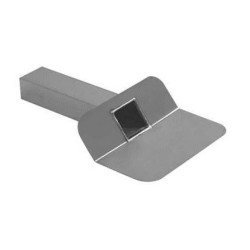 aluminium afvoer SU 6 x  8 open, kp