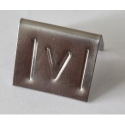 lood-voegklem RVS p /doos (100st)