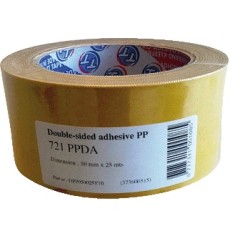 IKO dubbelzijdig PP kleefband 50mm x 25m1