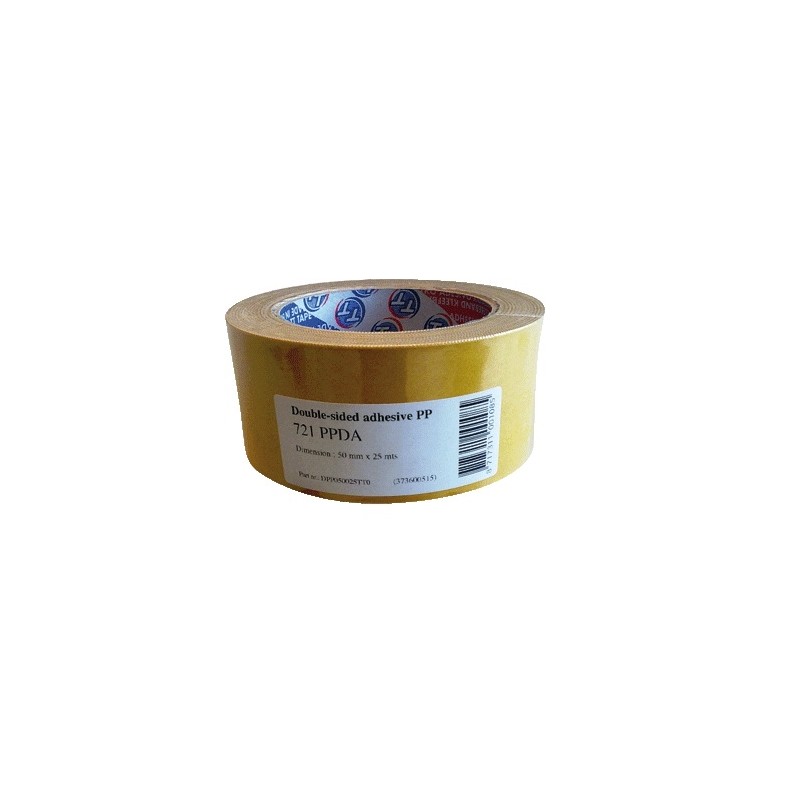 IKO dubbelzijdig PP kleefband 50mm x 25m1
