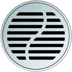 ACO Showerdrain Easyflow designrooster rond Wave Easyflow