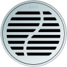 ACO Showerdrain Easyflow designrooster rond Wave Easyflow
