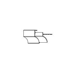 verbindingsplaatje Angle gemoffeld