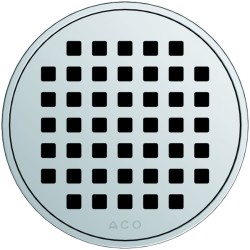 ACO Showerdrain Easyflow designrooster rond Quadrato Easyfl.