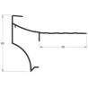 daktrim Modernline Angle 60x50 gean