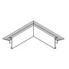Roval binnenhoek Classic PLus 110x60 gemoffeld