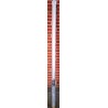 gegalvaniseerd ondereind Ø100 x 2000mm met manchet en loofafscheider