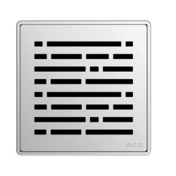 ACO Showerdrain Easyflow designrooster vierkant Mix