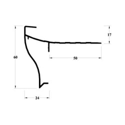 daktrim Modernline Wave 60x50 geano
