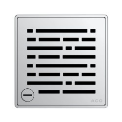 ACO Showerdrain Easyflow designrooster vierkant Mix vergr