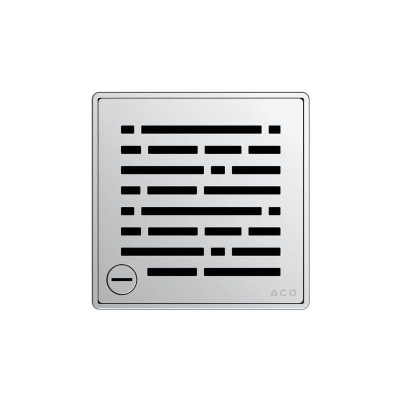 ACO Showerdrain Easyflow designrooster vierkant Mix vergr
