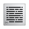 ACO Showerdrain Easyflow designrooster vierkant Mix vergr