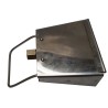 Breedbrander RVS 140mm