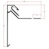 Roval-77 aluminium daktrim 125 x 100 mm