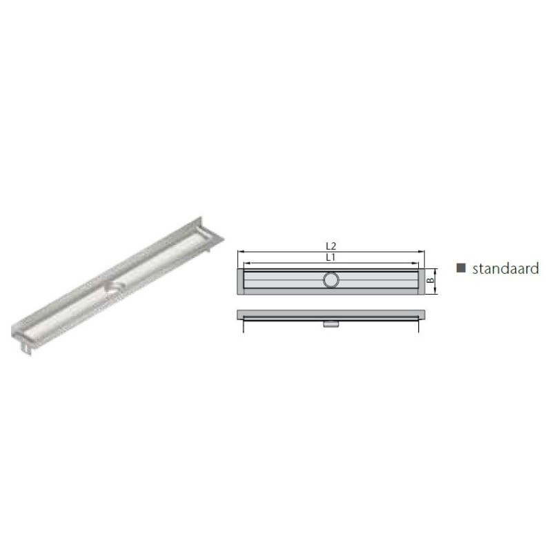 ACO FlexDrain E douchegoot  987 MF