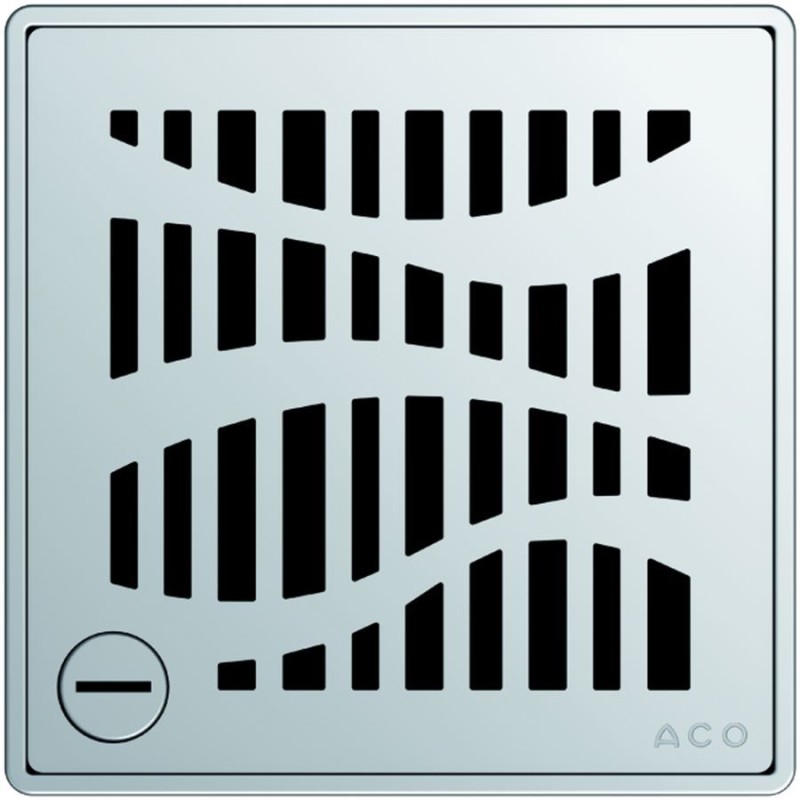 ACO Showerdrain Easyflow designrooster vierkant Forest vergr