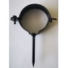 penbeugel zwart gecoat 100mm