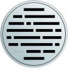 ACO Showerdrain Easyflow designrooster rond Mix Easyflow