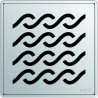ACO Showerdrain Easyflow designrooster vierkant Hawaii